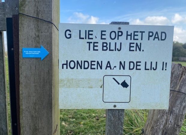 Nutteloze borden wandeling